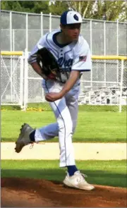  ?? PILOT PHOTO/RON HARAMIA ?? Besides playing outfield, Laville sophomore Andre Gonzalez will be asked to help with the pitching load this season.