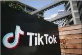  ?? ?? Lawmakers want TikTok to sell U.S. operations.