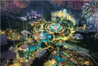  ?? UNIVERSAL ORLANDO/COURTESY ?? Universal Orlando announced plans for Epic Universe, which it says will be the company’s largest theme park.