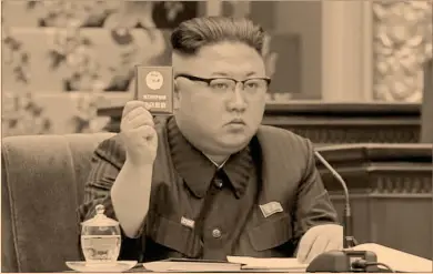  ?? Foto: ap ?? El líder norcoreano, Kim Jong-Un, durante su visita a la Asamblea Nacional Popular Suprema en Pyongyang.