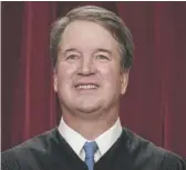  ?? J. SCOTT APPLEWHITE/AP ?? Supreme Court Justice Brett Kavanaugh said last week that last year was a “difficult year at the court.”