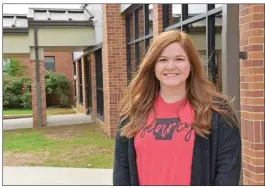  ?? STACI VANDAGRIFF/THREE RIVERS EDITION ?? Christyn Henderson, Searcy School District Teacher of the Year, said teaching during the COVID-19 pandemic has been challengin­g and she has missed doing hands-on activities with her students, but she’s tried to be flexible and available.