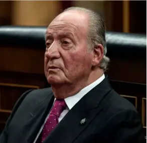  ?? AfP ?? El rey emérito Juan Carlos I acudió a la conmemorac­ión de los 40 años de la Constituci­ón española, el 6 de diciembre del 2018.