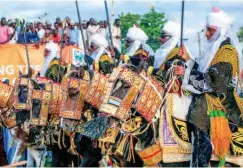  ??  ?? Riders during sallah celebratio­n