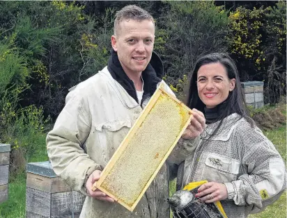  ?? PHOTOS: CRAIG BAXTER ?? Innovate . . . Dana and Megan Young are passionate about creating new food products from their honey.