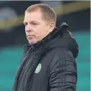  ??  ?? FEELING THE HEAT Neil Lennon has been slammed by the Celtic support