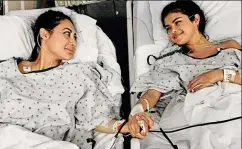  ?? ?? Lupus Struggles
In 2014, Selena was diagnosed with lupus, an incurable autoimmune disease. She got a kidney transplant in 2017, with actress pal Francia Raisa, 35, donating one of her organs.
