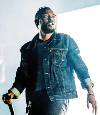  ?? THE ASSOCIATED PRESS ?? Kendrick Lamar has eight Grammy nods, most related to his work on Black Panther.