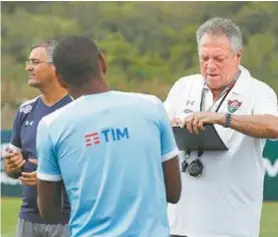  ?? NELSON PEREZ/FLUMINENSE ?? Com futuro incerto no clube, Abel Braga tem mais dois jogos no Brasileiro