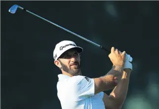  ?? ANDREW REDINGTON/GETTY IMAGES ?? American Dustin Johnson is one shot shy of the lead at the Northern Trust.