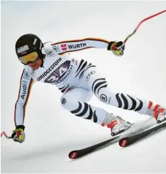  ?? Foto: dpa ?? Auch sie fing beim Skiclub vor Ort an: Weltcup-Fahrerin Meike Pfister aus Deisenhaus­en ist Stargast beim Talenttag des SC Burgau.