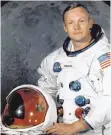  ?? FOTO: NASA ?? Neil Armstrong landete im Juli 1969 mit der Apollo 11 auf dem Mond und betrat als erster Mensch den Erdtrabant­en.