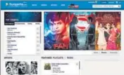  ??  ?? Hungama streams over 8,500 Indian movies