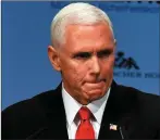  ??  ?? Vice president Mike Pence