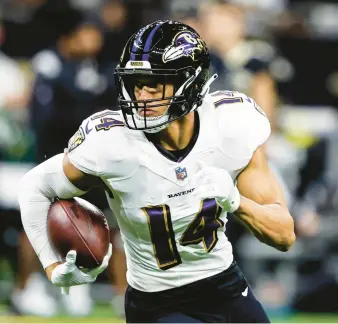  ?? BUTCH DILL/AP ?? Teammates have noticed Ravens safety Kyle Hamilton coming into his own, not just in New Orleans in Week 9 but in Baltimore’s Week 8 victory over the Tampa Bay Buccaneers.