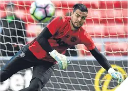  ??  ?? ■
United’s Argentinia­n keeper Sergio Romero.