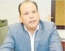  ?? ARCHIVO ?? Omar Bazán Flores es el delegado del CEN del PRI para Zacatecas.