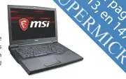  ??  ?? De Core i9-8950HK zit in gamingnote­books als de MSI GT83 Titan. Dell Alienware overklokt de processor al in de fabriek naar 5 GHz.