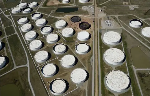  ?? Reuters ?? continues to closely monitor the situation in the oil markets and is prepared to take any additional measures in cooperatio­n with OPEC+ and other producers.
US crude storage tanks at the Cushing oil hub in Oklahoma are expected to be full within weeks.