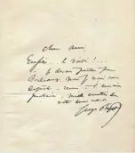  ?? ?? Georges Bizet’s note to Jules Adenis.