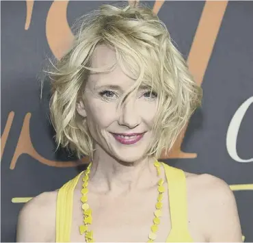  ?? ?? Anne Heche attends a film premiere in 2019 in New York City