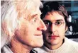  ??  ?? Face to face: Theroux’s documentar­ies have featured Paul Daniels and Debbie Mcgee, top, and Jimmy Savile, above