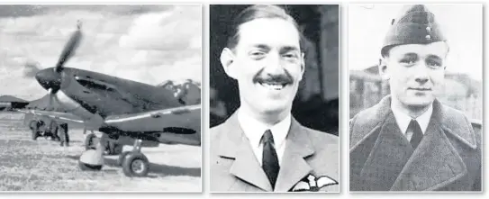  ?? Pictures: Battle of Britain Memorial ?? Donald Mchardy, left, of Llandeilo and, right, John Mansel-lewis from Pembrey.