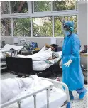  ?? FOTO: EL HERALDO ?? El protocolo Catracho redujo la letalidad en hospitales del país.