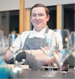  ?? Picture: Paul Smith. ?? Dean Banks, owner of Haar restaurant in St Andrews, has set up a takeaway service offering his fine-dining food during lockdown.