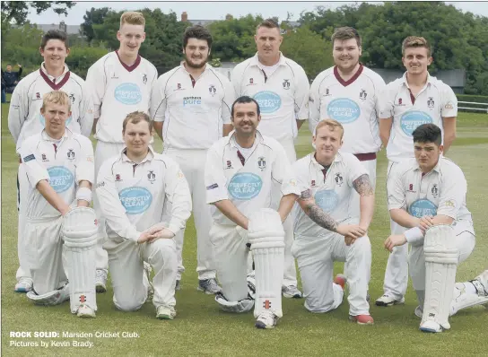  ??  ?? ROCK SOLID: Marsden Cricket Club. Pictures by Kevin Brady.