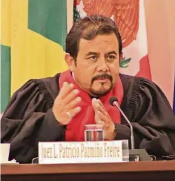  ??  ?? k Patricio Pazmiño presidió en Ecuador la Corte Constituci­onal (CC).