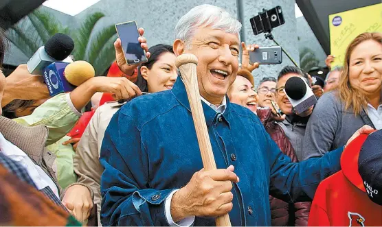  ?? OMAR FRANCO ?? López Obrador se pronunció por cambiar la política de “espectácul­o y circo” que, dijo, han aplicado algunos gobiernos.