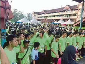 1 500 Sertai Larian Anjuran Smk Sri Saujana Pressreader