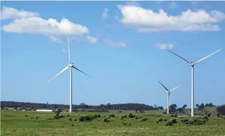  ?? Photo: Contribute­d ?? CLEAN AND GREEN: RES Australia has previously finished projects like the Taralga Wind Farm in New South Wales.