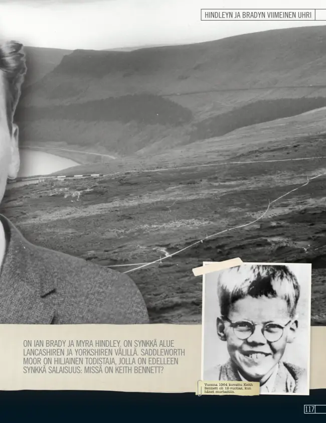  ??  ?? Vuonna 1964 kuvattu Keith Bennett oli 12- vuotias, kun hänet murhattiin.