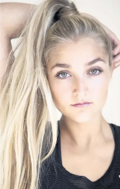  ??  ?? GIFTED John Michie’s youngest child, Louella Fletcher-Michie, 25, studied at a theatre school in Southend, Essex