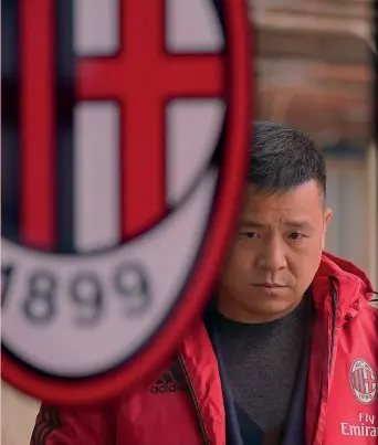  ?? LAPRESSE ?? Li Yonghong, 48 anni, è presidente del Milan dall’aprile 2017 dopo il closing con Fininvest