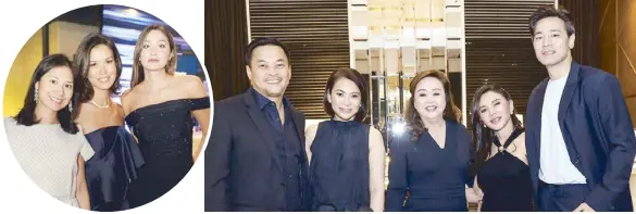  ?? ?? Cristina Martel, Jessica Maxwell, Cat Varona
Mikee and Sheila Romero, Alice Eduardo, Vicki Belo, Hayden Kho