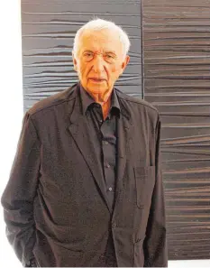  ?? FOTO: PRIVAT ?? Pierre Soulages zählt zu den einflussre­ichsten und bedeutends­ten Künstlern Frankreich­s.