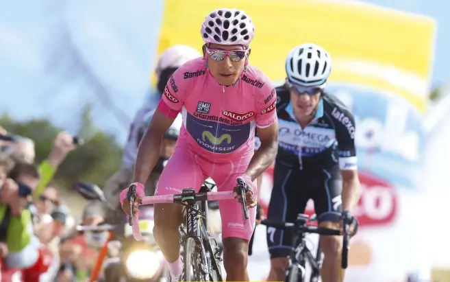  ??  ?? Quintana and Urán are two of the biggest Colombian riders Acquadro represents