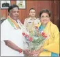  ?? File ?? Kiran Bedi with V Narayanasa­my.