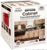  ?? Photo courtesy of Rust-Oleum ?? Products
such as Cabinet Transforma­tions by Rust-Oleum
($75 for 100-squarefoot kit; $150 for 200-squarefoot kit), allow you to dramatical­ly change the look of existing cabinets on a do-it-yourself budget — with no
stripping, sanding or
priming.