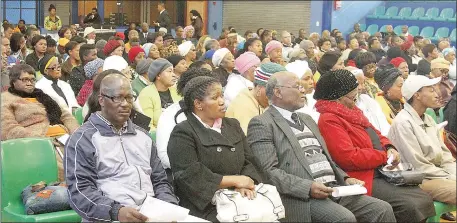  ?? Picture: BHEKI RADEBE ?? OPTIMISTIC: After engaging with Communicat­ions Minister Faith Muthambi yesterday, Gugulethu’s residents are hopeful that she will help them get connected via the airwaves.