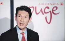  ?? AARON VINCENT ELKAIM THE CANADIAN PRESS ?? Air Canada's chief operating officer Ben Smith has been named the new CEO of Air France-KLM. The longtime No. 2 at Air Canada will be the first non-French national to helm the Franco-Dutch airline.
