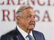  ?? Alejandro Cegarra/Bloomberg ?? Andres Manuel Lopez Obrador’s ideas about governance are straight out of the old PRI playbook in Mexico.
