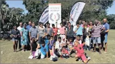  ??  ?? Junior developmen­t golfers and their parents after an inaugural junior golf tournament held at the Windsor Park Mashie Course. Central Durban Golf Club will host its second tournament on Saturday at the same venue from 1pm. The tournament will be held...