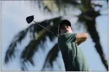  ?? Jamm Aquino The Associated Press ?? A few days after not finishing strong and losing in a playoff, Joaquin Niemann hit some big shots to put himself in a tie for the lead after the first round of the Sony Open in Honolulu.