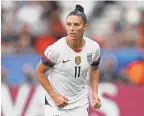  ??  ?? Ali Krieger said Saturday that she thinks this is the best team the U.S. has had. MICHAEL CHOW/USA TODAY SPORTS