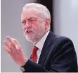  ??  ?? Theresa Mays Widersache­r: Labour-Chef Jeremy Corbyn.