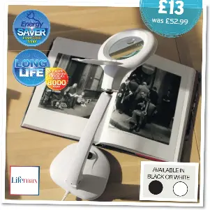 Lifemax magnifying table light 2025